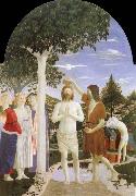 Piero della Francesca Baptism of Christ oil